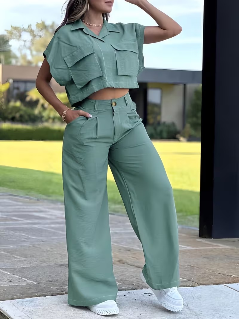 Women’s Sage Utility Casual 2-Piece Set